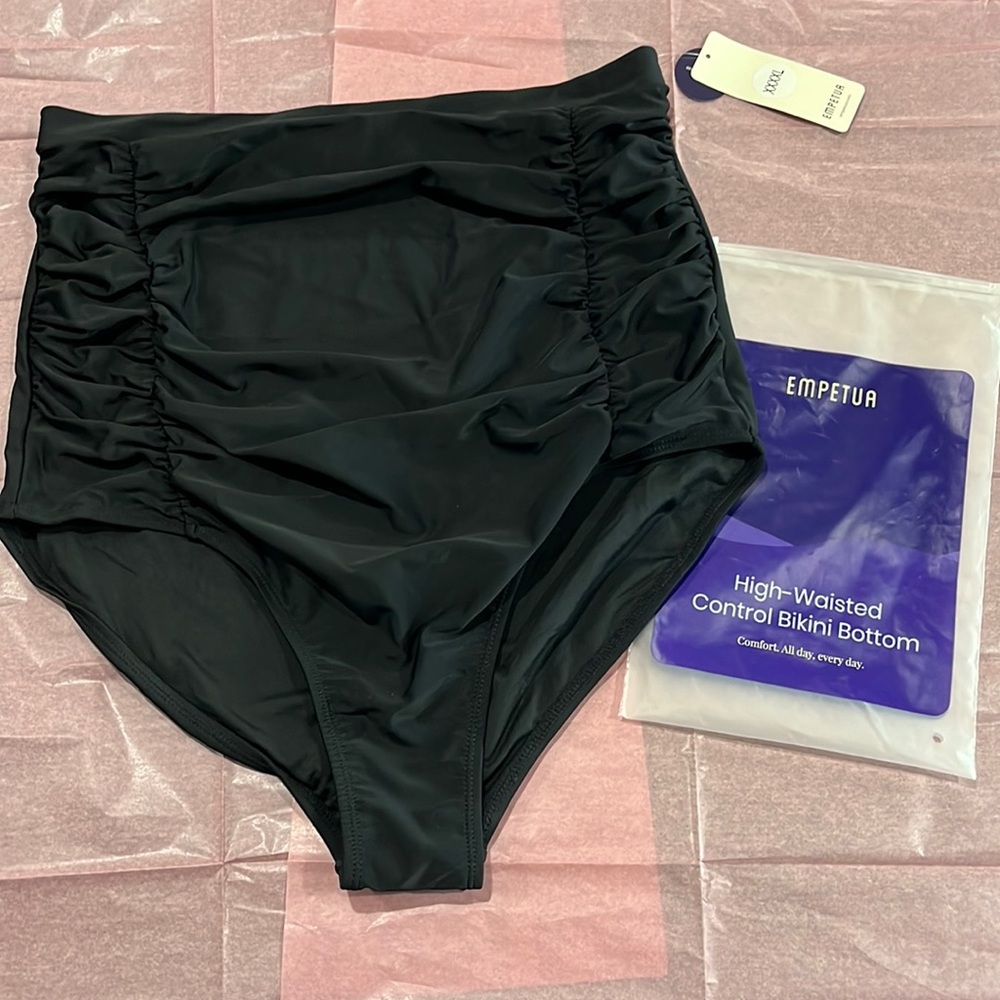 Empetua high- waisted control bikini bottom, size 4XL (Fit like a 16W), NWT